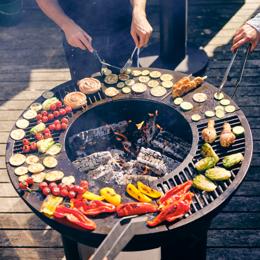 HERGOM BBQ GRILL AND FIREPIT Experience outdoor living with this stu Bradgate Grange Online