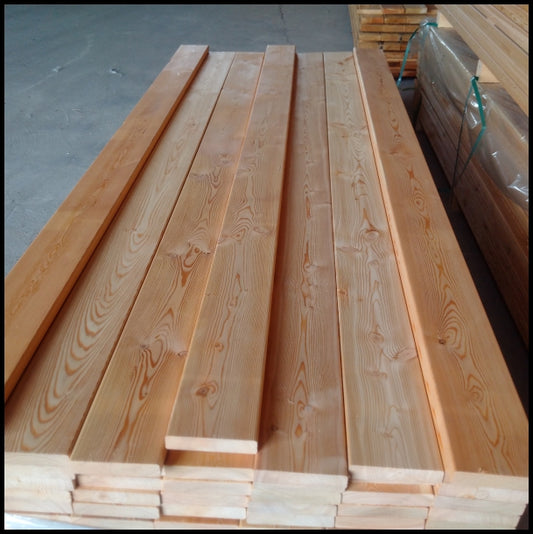 SIBERIAN LARCH DECKING BOARDS – SMOOTH 21 MM THICKNESS - A GRADE
