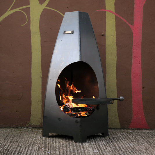 CLASSIC CHIMINEA - with detachable swing arm BBQ rack