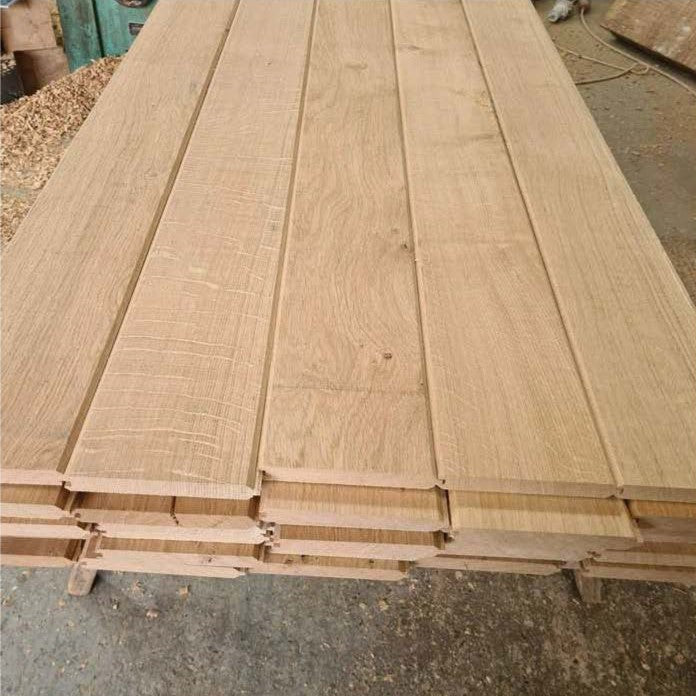 OAK SHADOW GAP CLADDING – 22mm x 95mm SMOOTH FINISH BOARDS