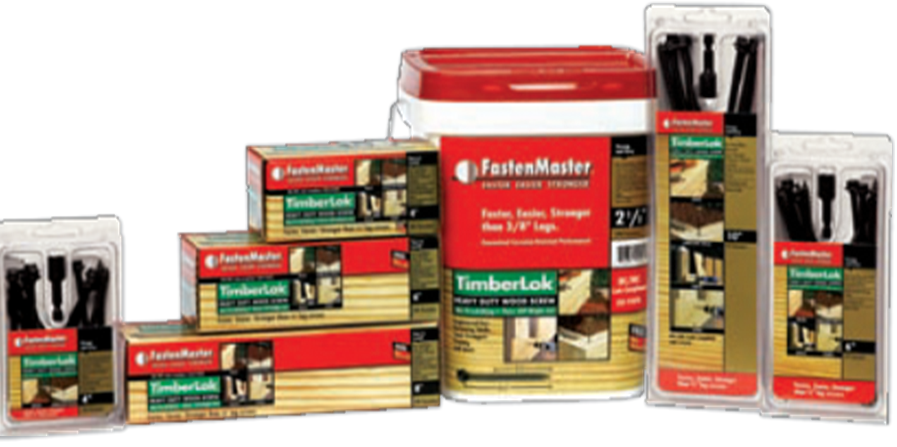 FASTENMASTER TIMBERLOK - 6.3mm diameter - various lengths and pack sizes