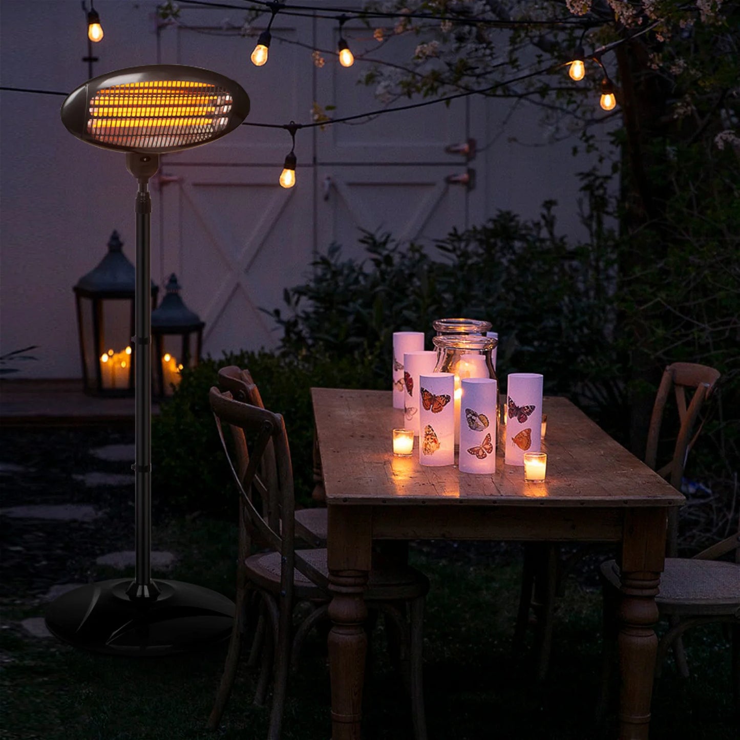 SUNBURY FREE-STANDING OUTDOOR INFRARED HEATER- 2000W