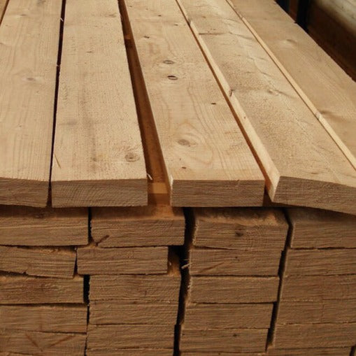 SIBERIAN LARCH SAWN TIMBER BOARDS KILN DRIED - 32mm thick