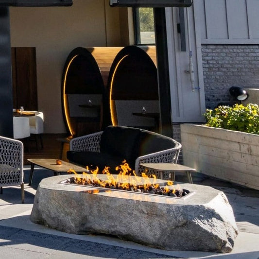 FEATURE STONE FIREPITS