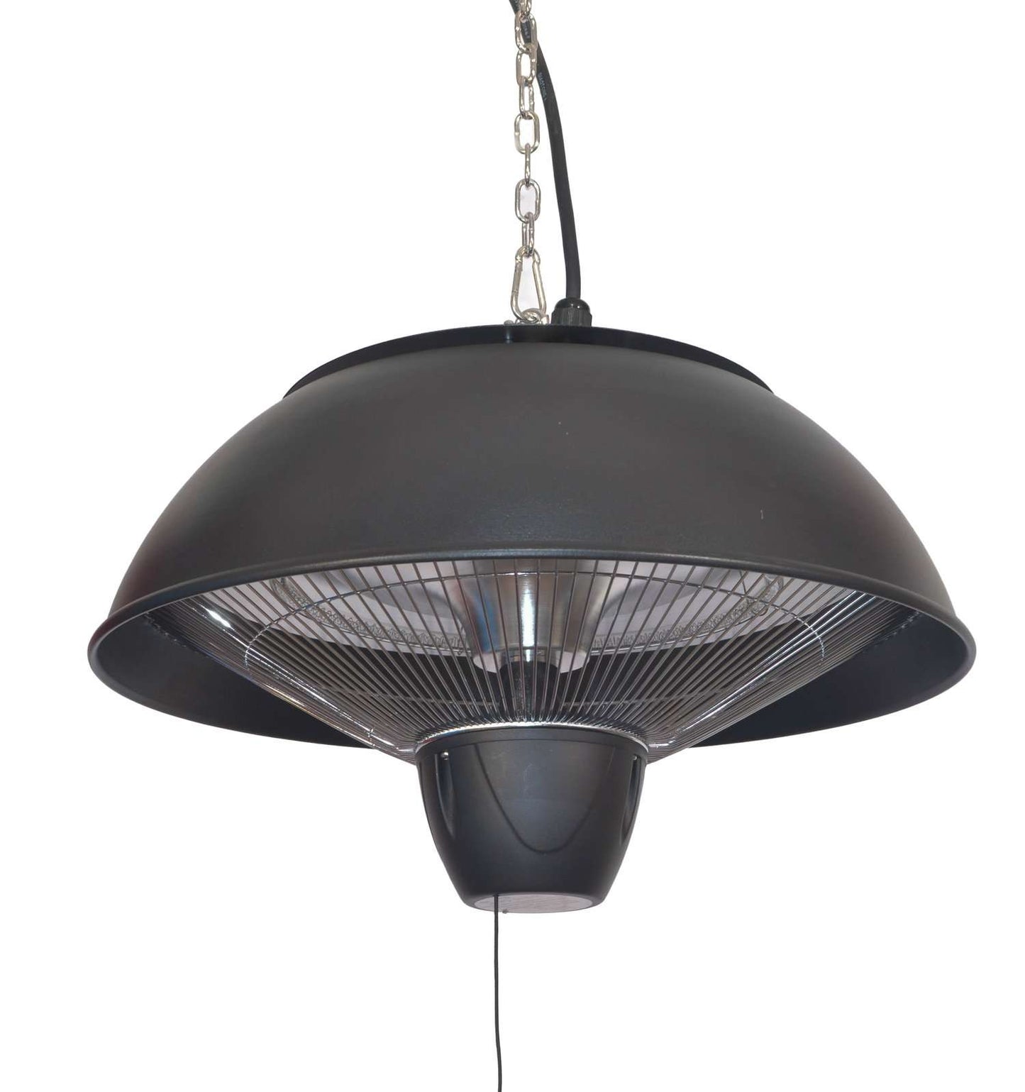 SUNBURY BLACK HANGING PATIO HEATER - INFRARED, IP34 RATED - 1500W