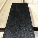 CHARRED LARCH CLADDING - SHADOW-GAP - A Grade - 20mm thick