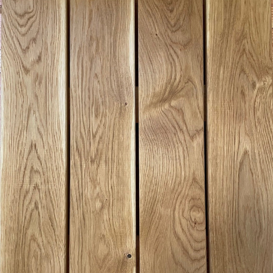OAK DECKING BOARDS SMOOTH FINISH - A GRADE – 22mm thick x 120mm - Various Lengths