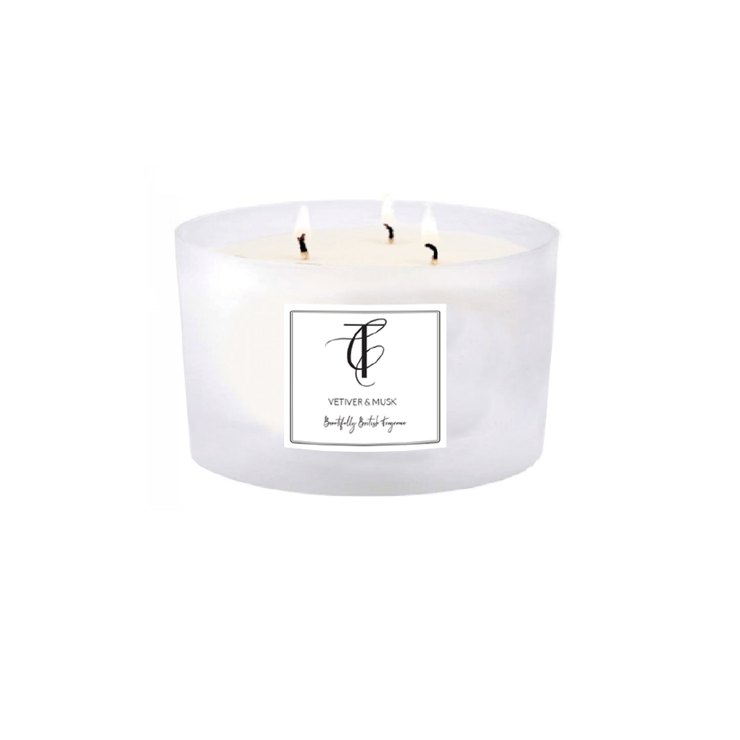 VETIVER & MUSK PASTEL MULTI-WICK CANDLE